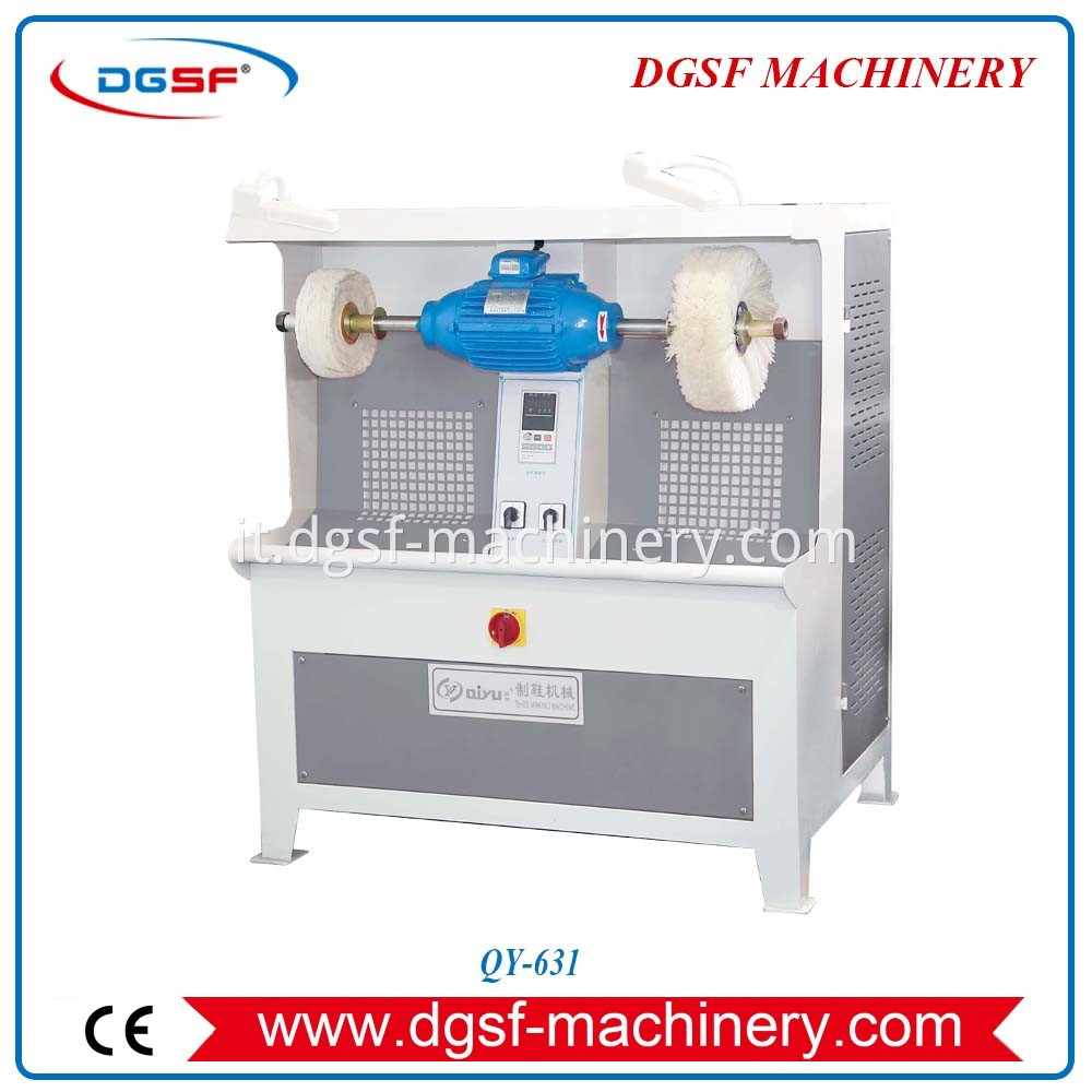  Double Station Stepless Speed-change Vamp-polishing Machine 